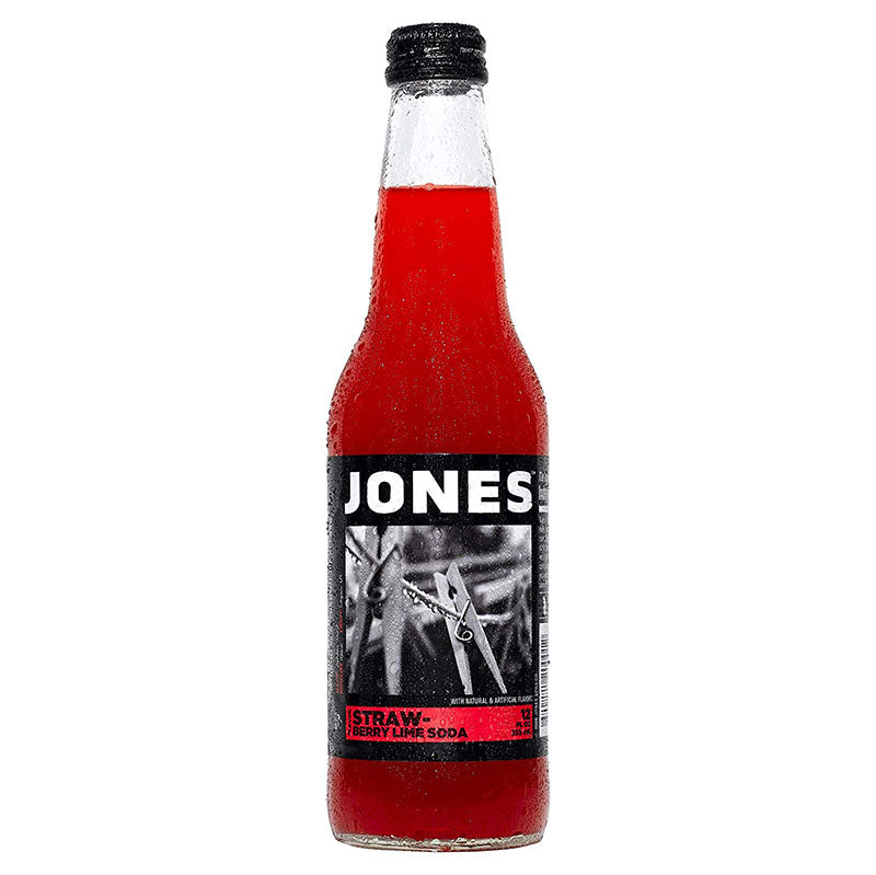 JONES STRAWBERRY LIME SODA 355ml