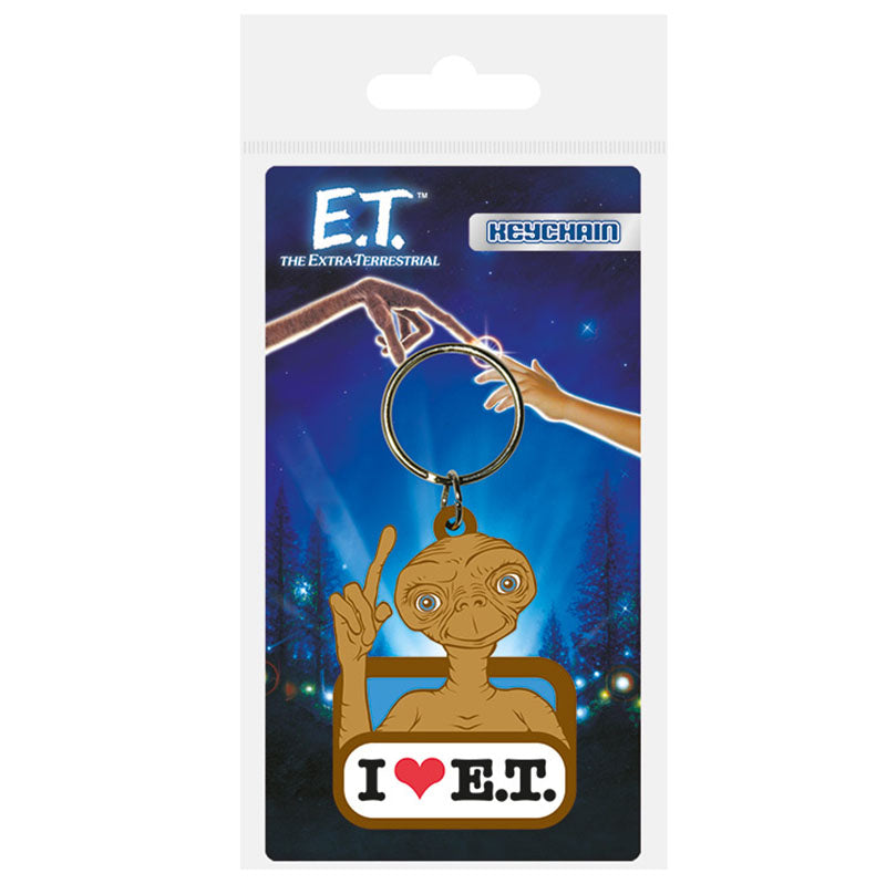 KEYRING CARDED I LOVE E.T.