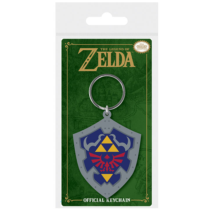 KEYCHAIN CARDED THE LEGEND OF ZELDA HYLIAN SHIELD