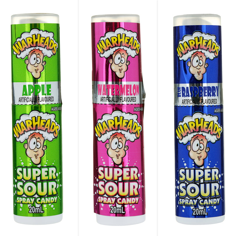 WARHEADS SUPER SOUR SPRAY CANDY 20ML