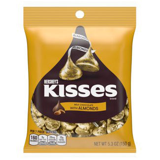 HERSHEY’S KISSES ALMOND 150g