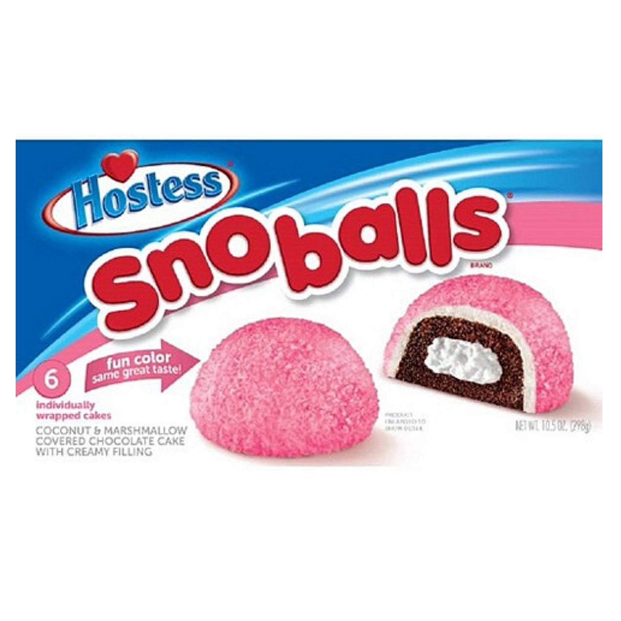 HOSTESS SNO BALLS PINK 298g