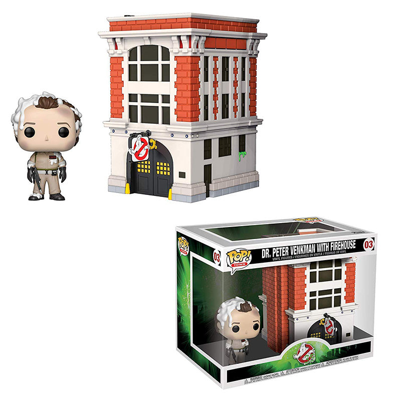 POP! MOVIES GHOSTBUSTERS DR. PETER VENKMAN WITH FIREHOUSE no03