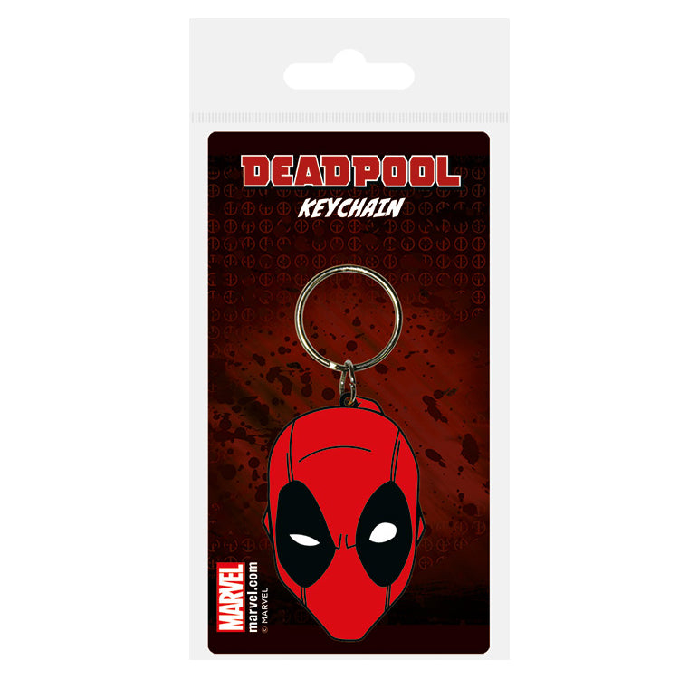 KEYCHAIN CARDED DEADPOOL FACE