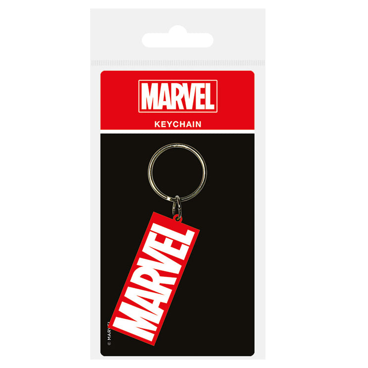 KEYCHAIN CARDED MARVEL LOGO