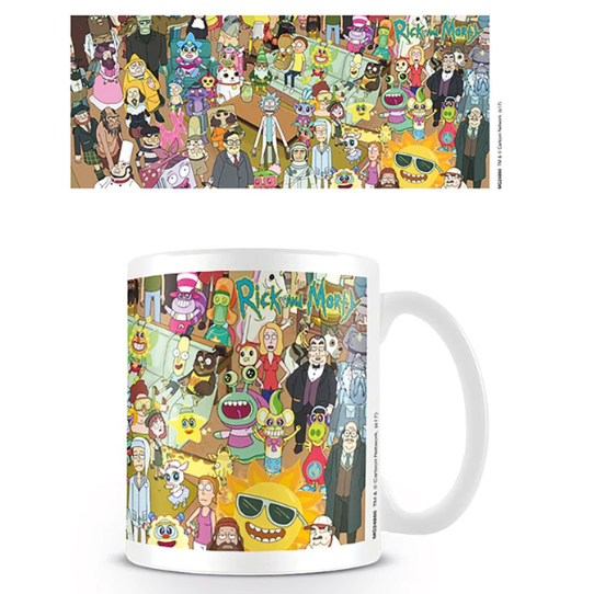 MUG RICK AND MORTY CHARACTERS
