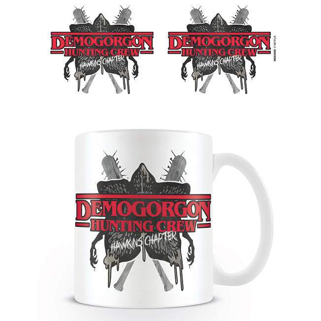 MUG STRANGER THINGS DEMOGORGON HUNTING CREW