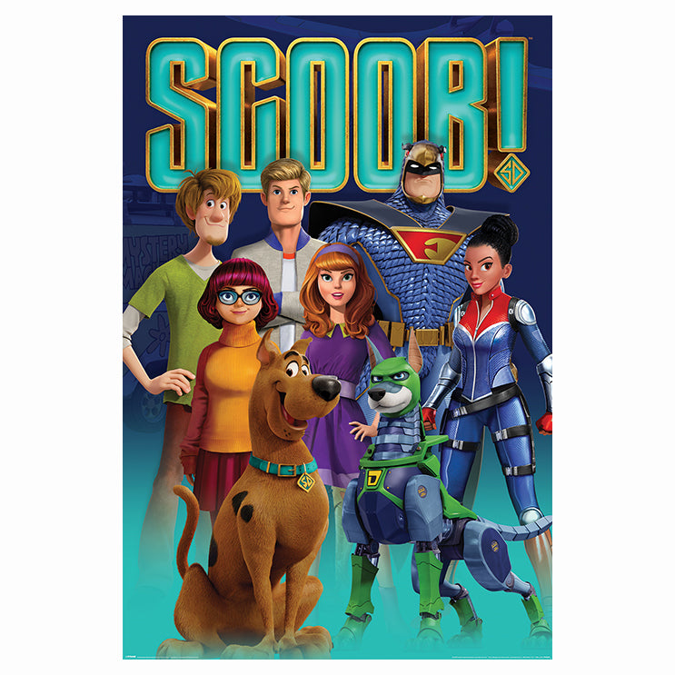 POSTER 61X91,5 SCOOB! SCOOBY GANG AND FALCON FORCE no07