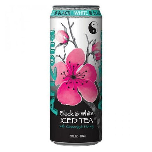 ARIZONA BLACK & WHITE ICED TEA 680ml