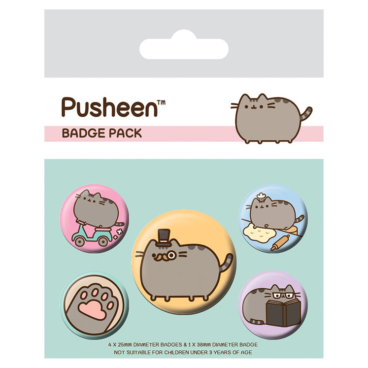 BADGE PACK PUSHEEN FANCY