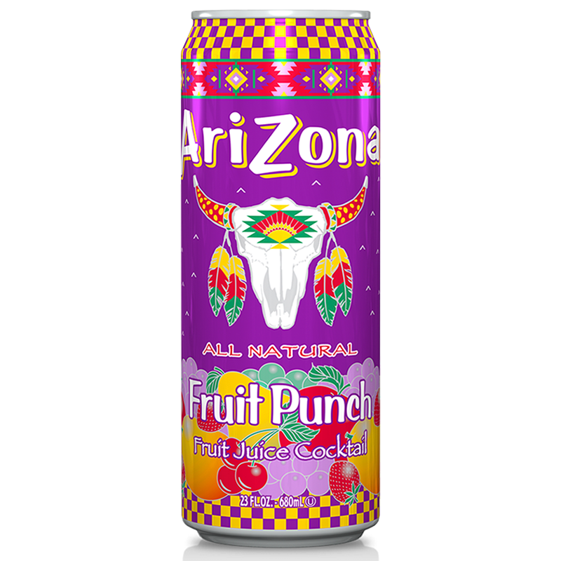 ARIZONA FRUIT JUICE COCKTAIL FRUIT PUNCH 680ml