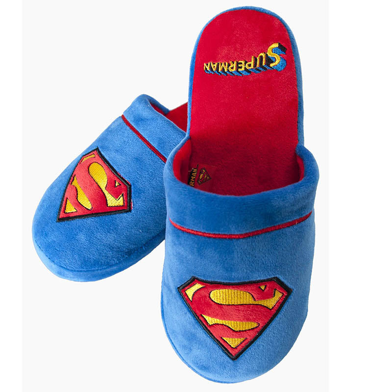 SLIPPERS DC COMICS SUPERMAN SIZE 42-45