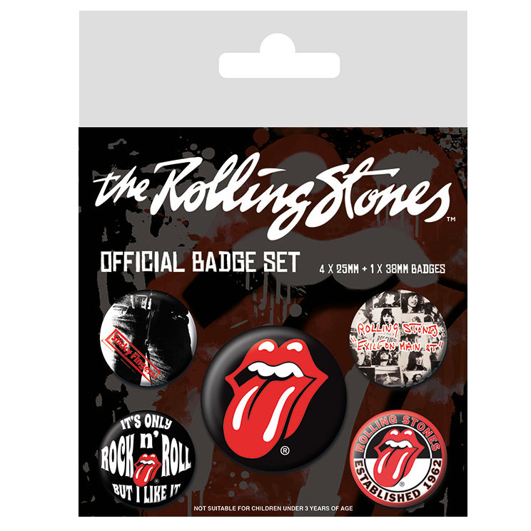 BADGE PACK ROLLING STONES CLASSIC