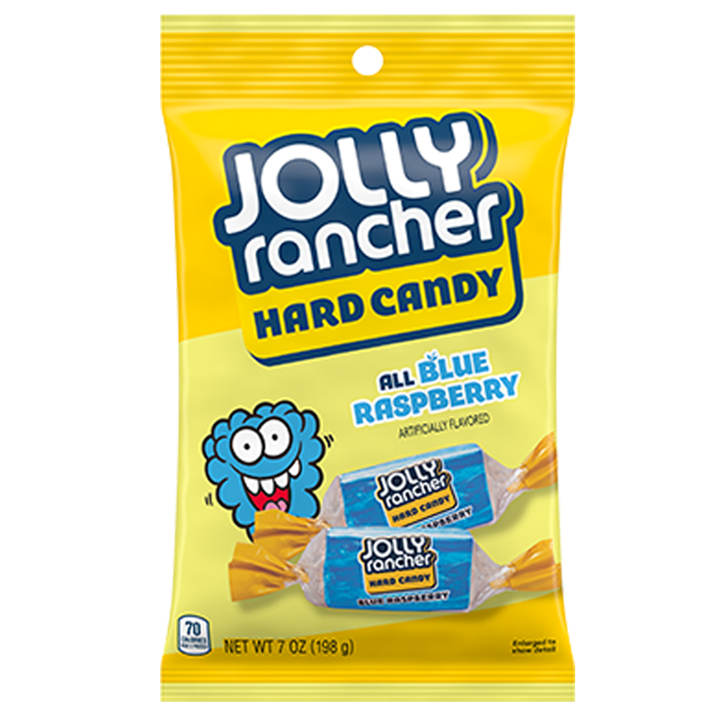 JOLLY RANCHER HARD CANDY ALL BLUE RASPBERRY 198g