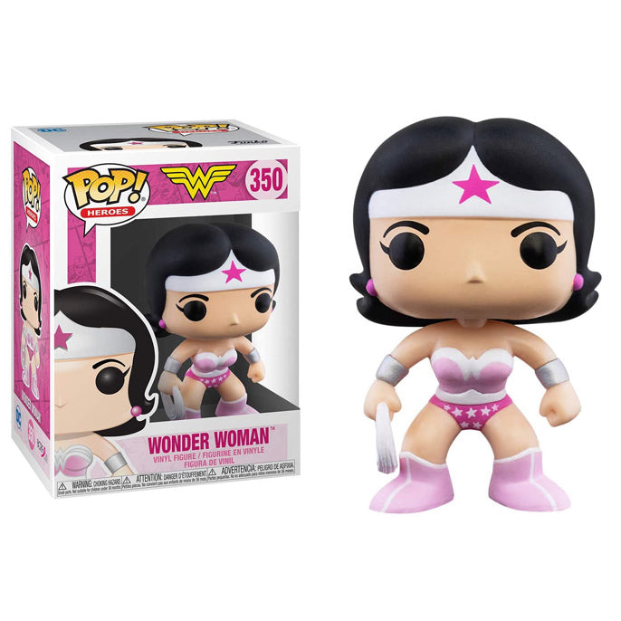 POP! DC HEROES WONDER WOMAN BREAST CANCER RESEARCH FOUNDATION no350