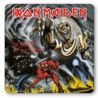 COASTER IRON MAIDEN THE NUMBER OF THE BEAST