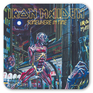 COASTER IRON MAIDEN SOMEWHERE IN TIME