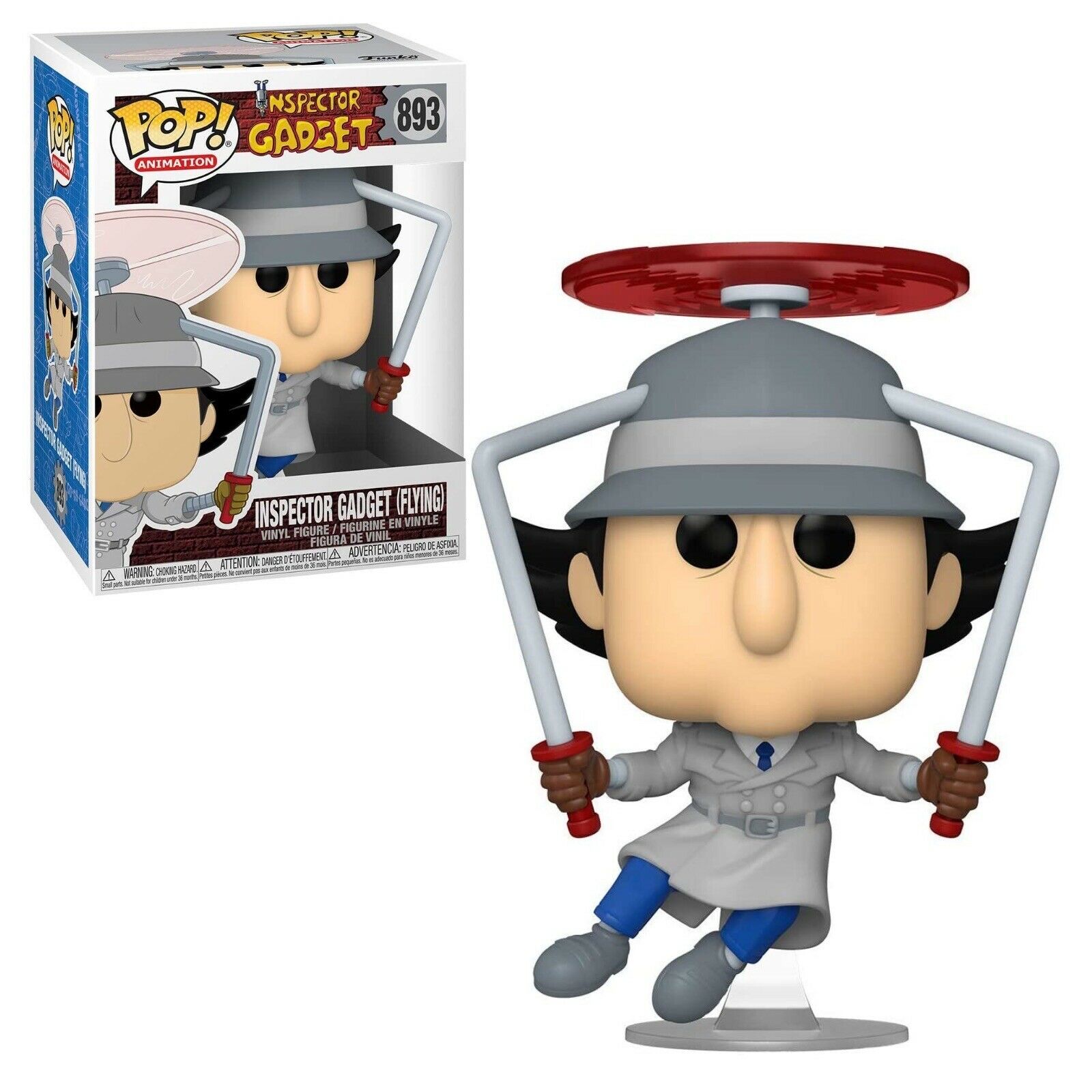 FUNKO POP! ANIMATION INSPECTOR GADGET INSPECTOR GADET FLYING no893