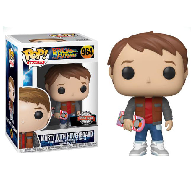 FUNKO POP! MOVIES BACK TO THE FUTURE MARTY WITH HOOVERBOARD SPECIAL EDITION EXCLUSIVE no964