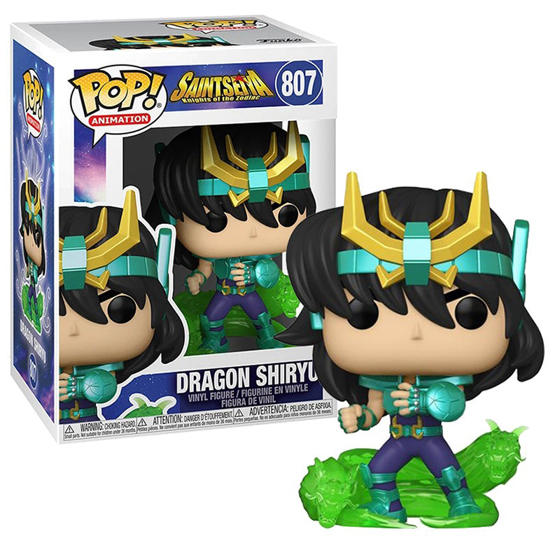 FUNKO POP! ANIMATION SAINT SEIYA KNIGHTS OF THE ZODIAC DRAGON SHIRYU no807
