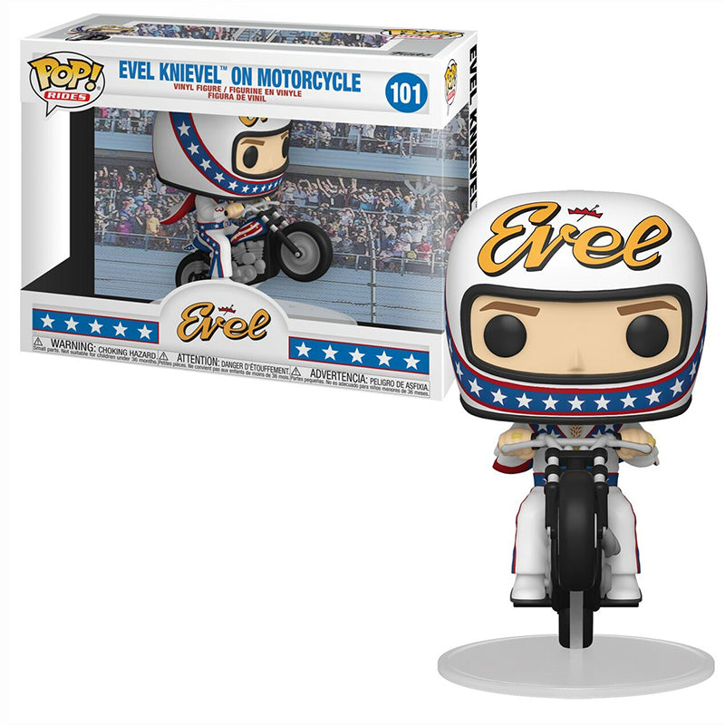 FUNKO POP! ICONS EVEL KNIEVEL ON MOTORCYCLE no101