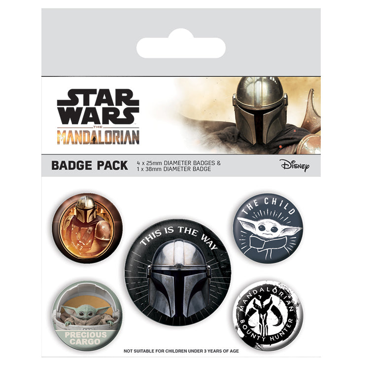 BADGE PACK STAR WARS THE MANDALORIAN THIS IS THE WAY