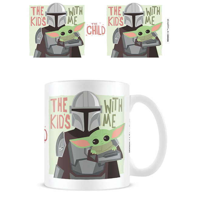 MUG THE MANDALORIAN 2 THE KIDS WITH ME