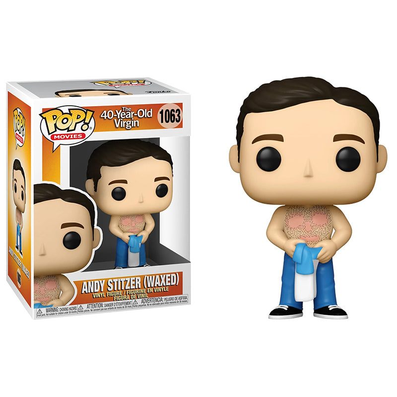 FUNKO POP! MOVIES THE 40-YEAR-OLD VIRGIN ANDY STITZER WAXED no1063