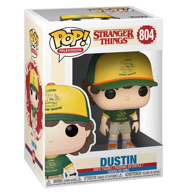 FUNKO POP! TELEVISION STRANGER THINGS DUSTIN AT CAMP no804