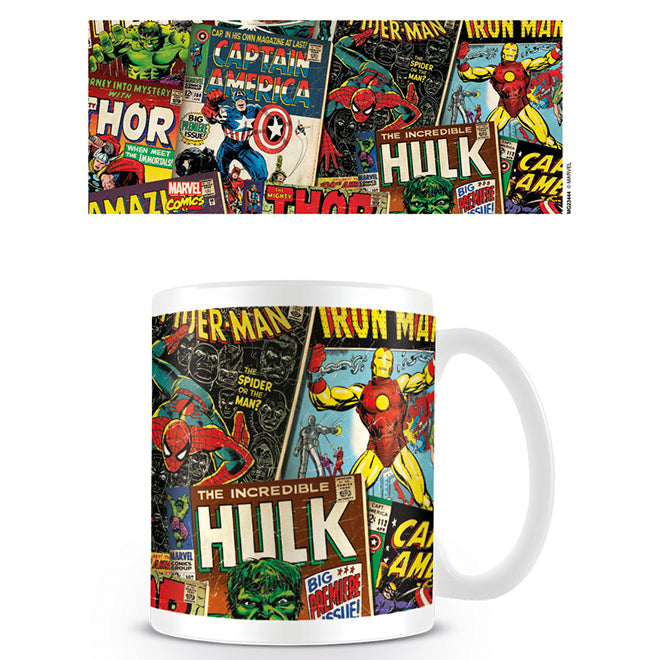 MUG MARVEL RETRO COVERS