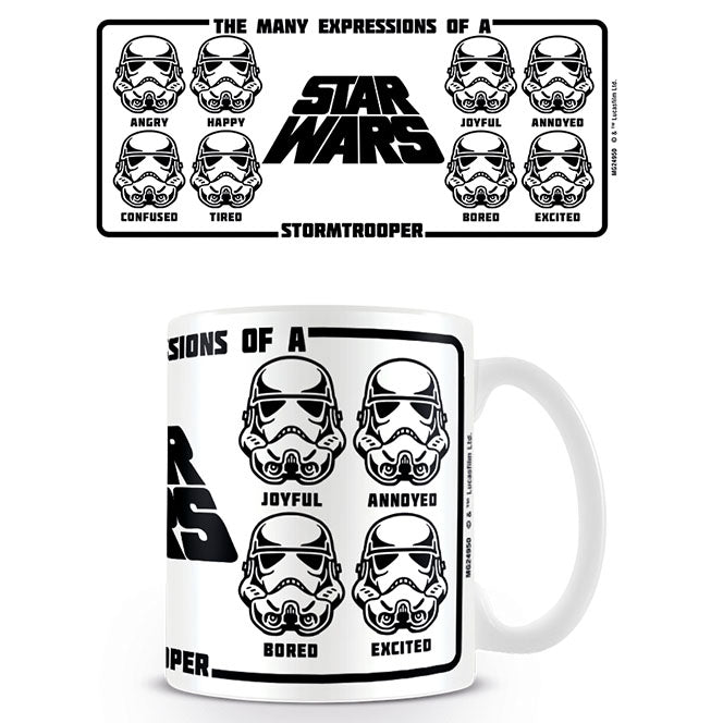 MUG STAR WARS EXPRESSIONS OF A STORMTROOPER