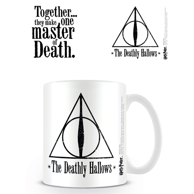MUG HARRY POTTER THE DEATHLY HALLOWS WHITE MASTER OF DEATH