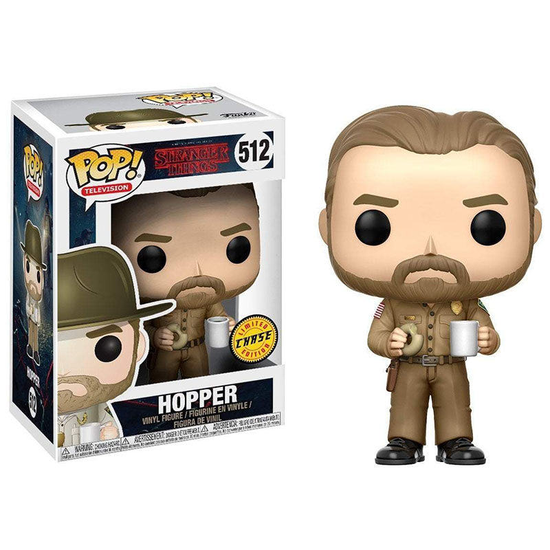 FUNKO POP! TELEVISION STRANGER THINGS HOPPER LIMITED CHASE EDITION no512