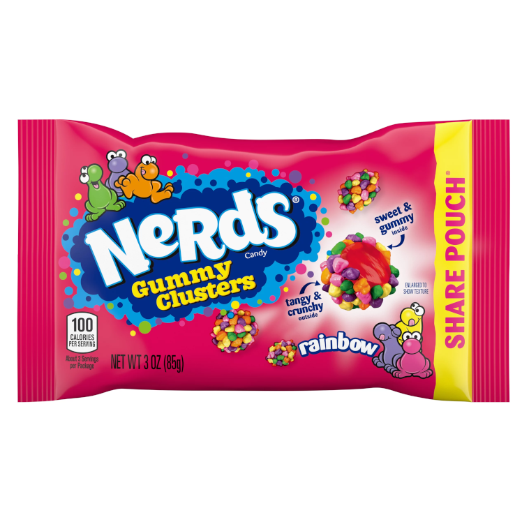 NERDS GUMMY CLUSTERS SHARE POUCH 85g