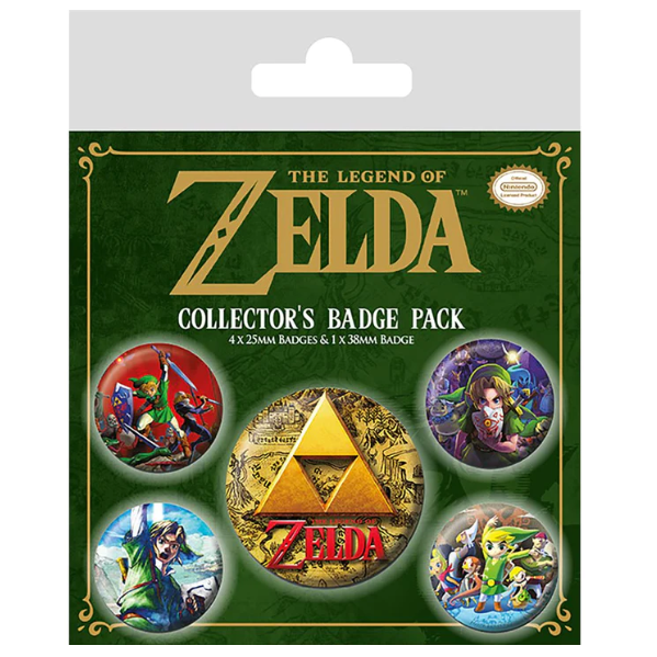 BADGE PACK THE LEGEND OF ZELDA CLASSICS