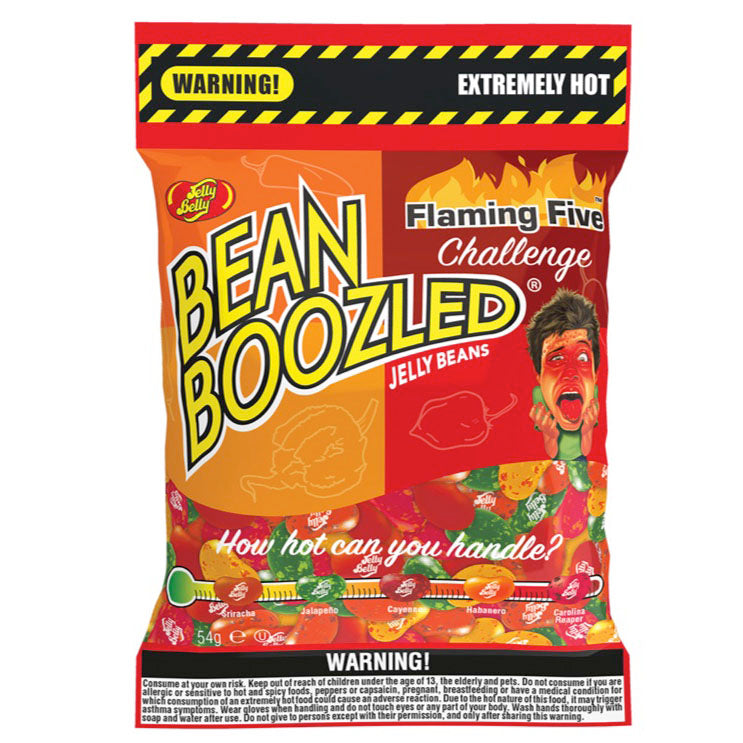 JELLY BELLY BAG BEAN BOOZLED FLAMING FIVE 54g