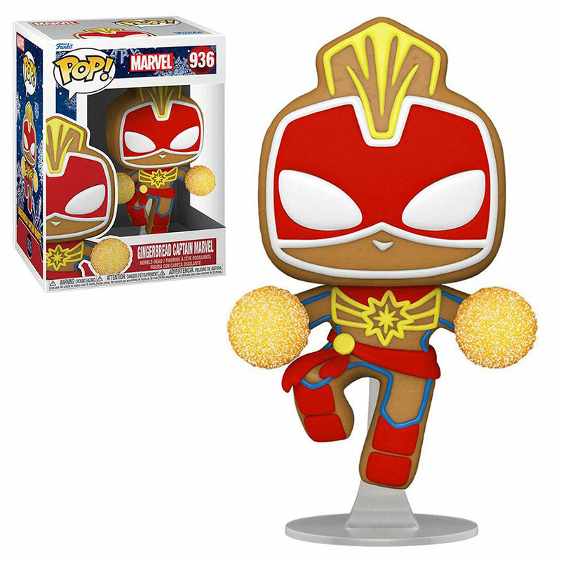 FUNKO POP! MARVEL HOLIDAY GINGERBREAD CAPTAIN MARVEL no936