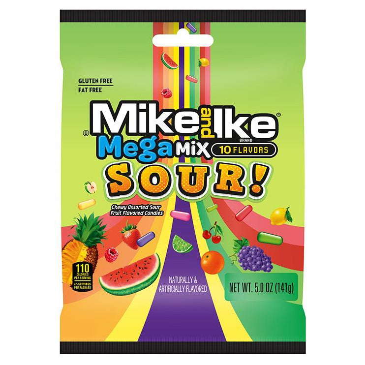MIKE AND IKE MEGA MIX SOUR BAG 141g
