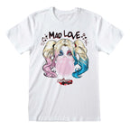 T-SHIRT DC COMICS HARLEY QUINN MAD LOVE
