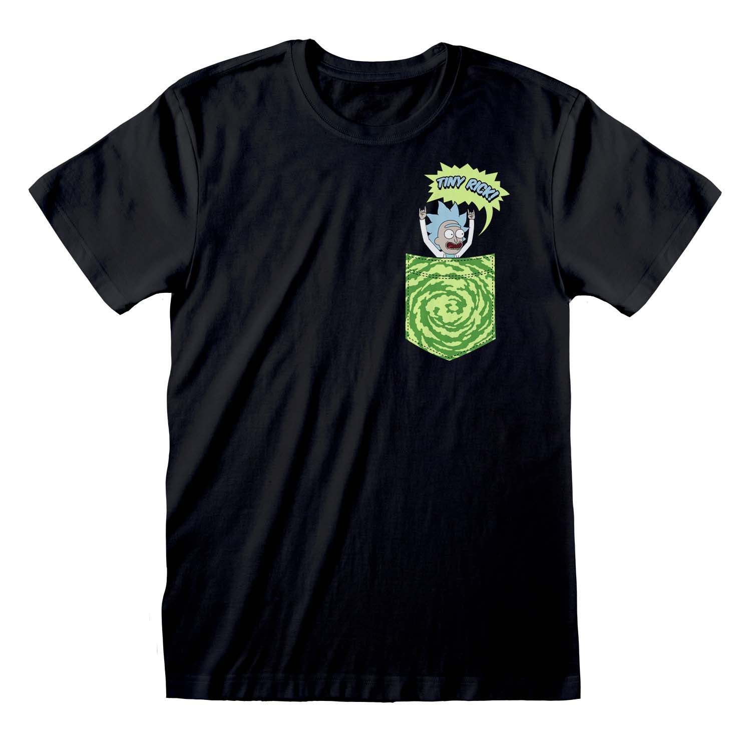 T-SHIRT RICK AND MORTY TINY POCKET RICK