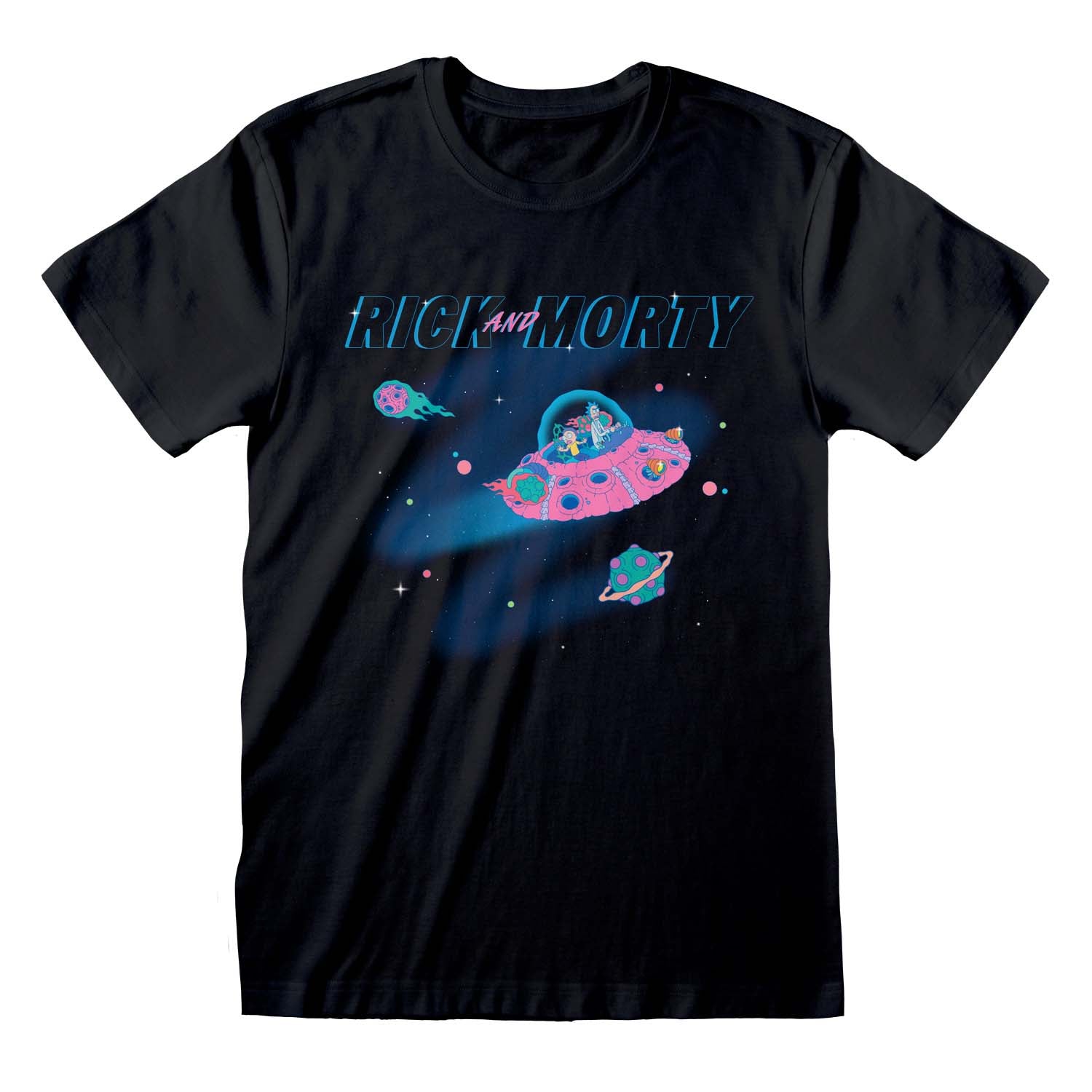 T-SHIRT RICK AND MORTY IN SPACE