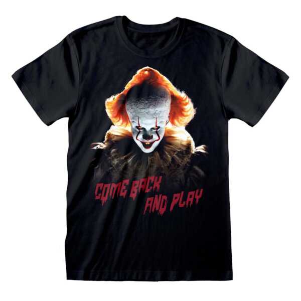 T-SHIRT IT CHAPTER TWO PENNYWISE COME BACK &#038; PLAY