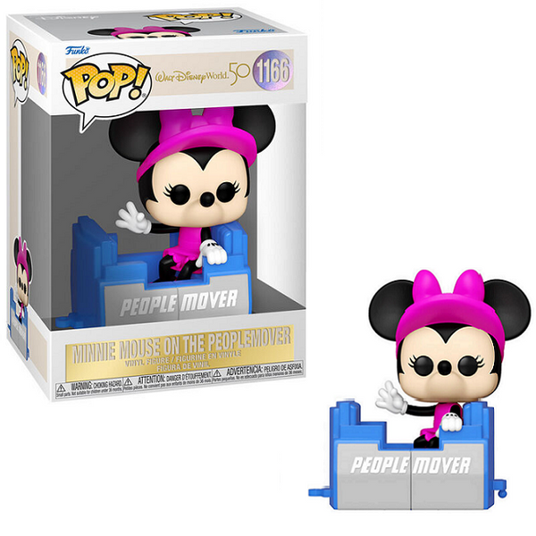 FUNKO POP! DISNEY WALT DISNEY WORLD 50 MINNIE MOUSE ON THE PEOPLEMOVER no1166