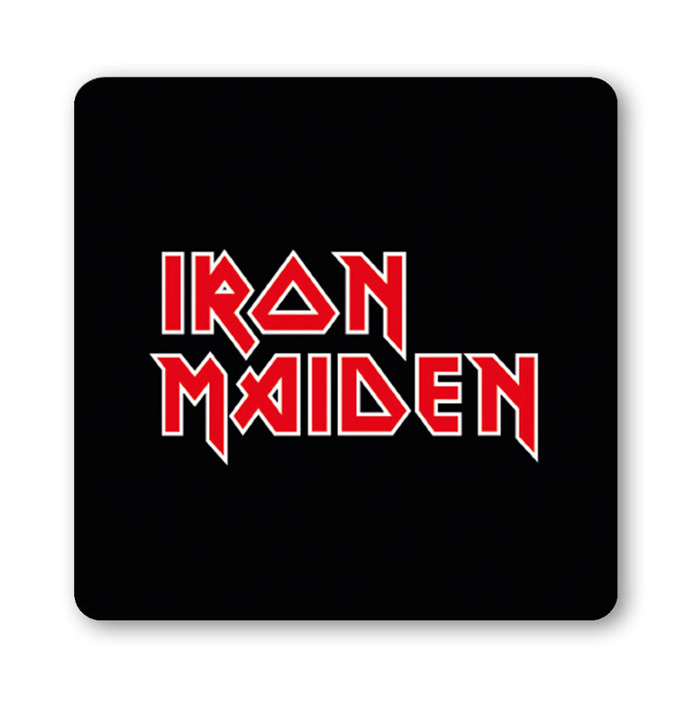 COASTER IRON MAIDEN LOGO