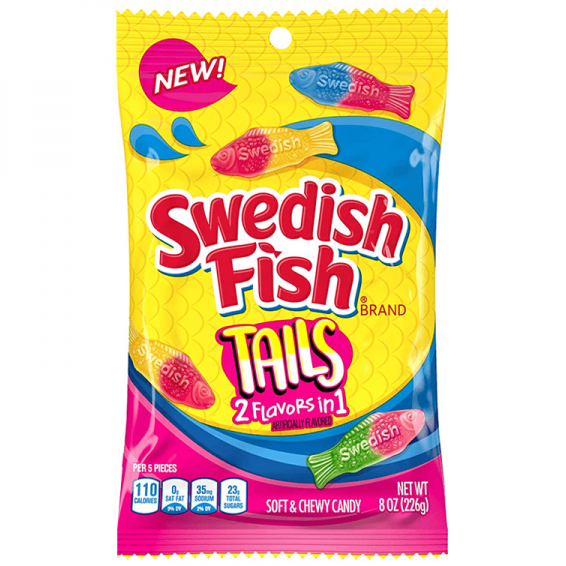SWEDISH FISH TAILS 226g