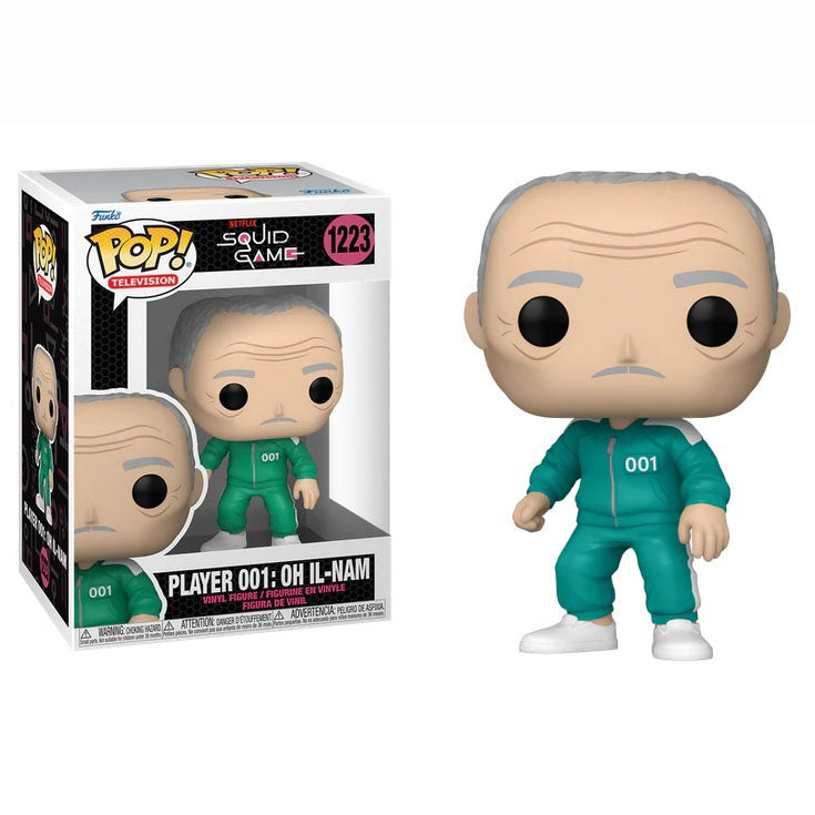 FUNKO POP! TELEVISION NETFLIX SQUID GAME PLAYER 001 OH IL-NAM no1223