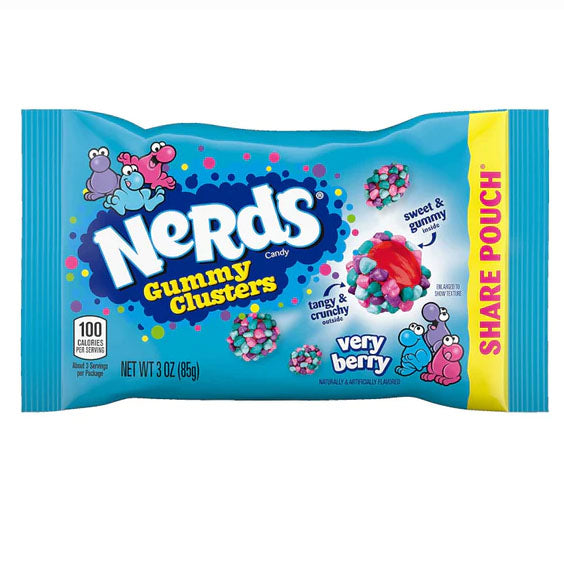 NERDS GUMMY CLUSTERS VERY BERRY SHARE POUCH 85g
