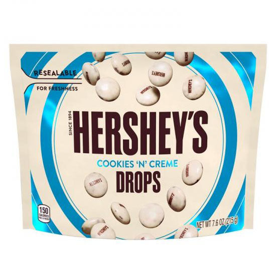 HERSHEY´S COOKIES´N´CREME DROPS 215g