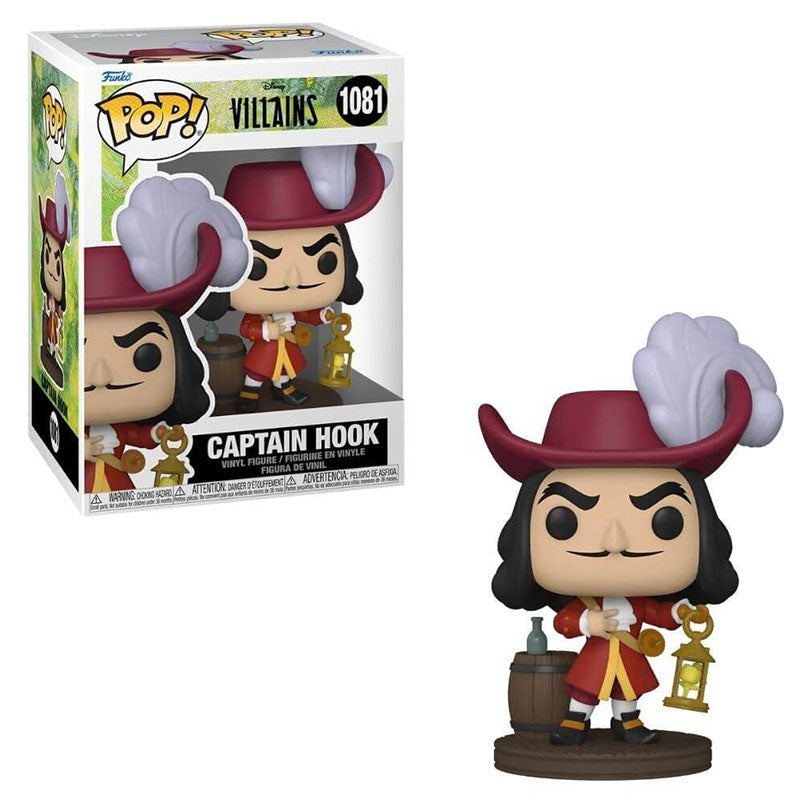 FUNKO POP! DISNEY VILLAINS CAPTAIN HOOK no1081