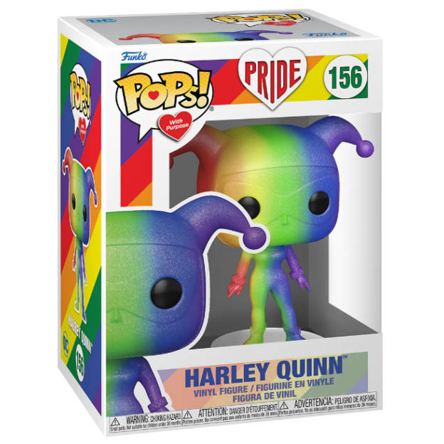 FUNKO POP! DC HEROES PRIDE GLITTER HARLEY QUINN no156